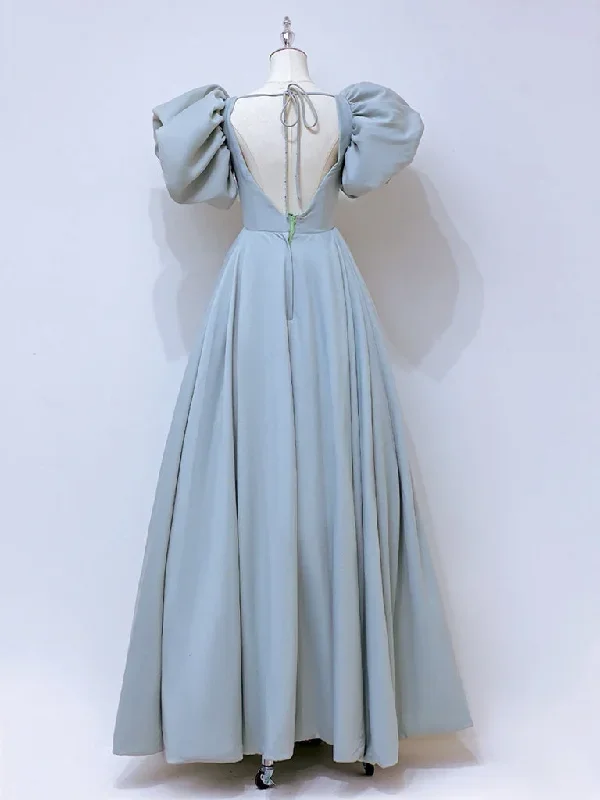 a-line-puff-sleeves-long-blue-prom-dress-square-neckline-blue-long-formal-dress