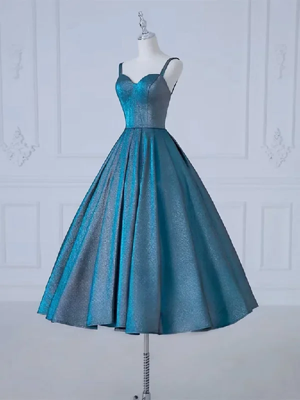 a-line-sweetheart-neck-satin-tea-length-blue-prom-dress-blue-formal-dress