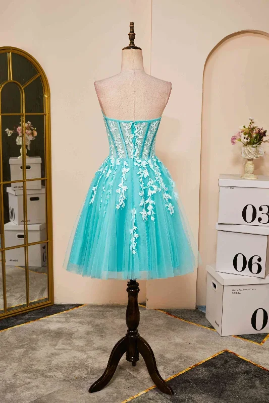 aqua-blue-strapless-a-line-short-homecoming-dress-with-appliques