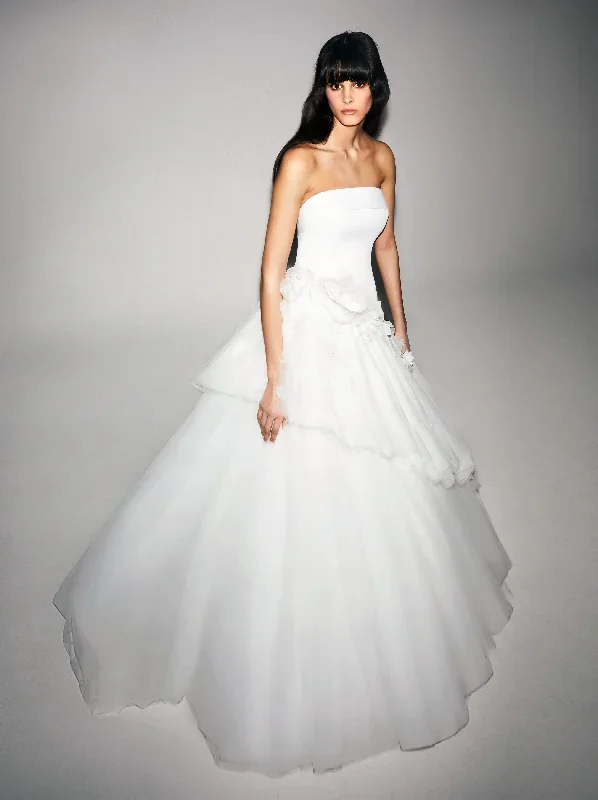 VRM325 - ASYMMETRIC ABUNDANCE FANTAISIE GOWN