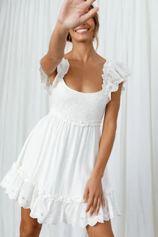 bay-breeze-frill-shoulder-shirred-bodice-dress-white