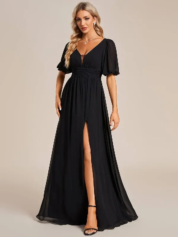 black-bridesmaid-gowns