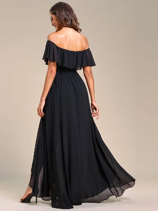 black-bridesmaid-gowns