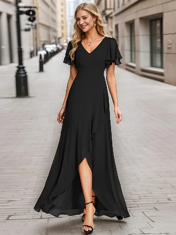 black-bridesmaid-gowns