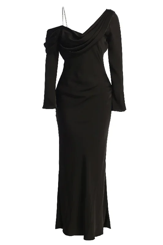 black-charmer-satin-maxi-dress