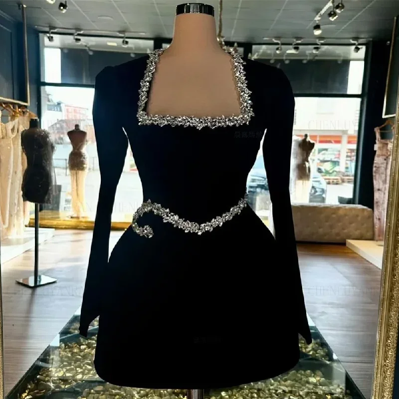 black-formal-occasion-dresses-2024-beading-long-sleeves-mini-party-dress-elegant-sexy-evening-gowns