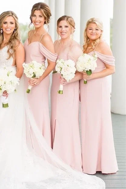 blush-pink-off-the-shoulder-sweetheart-bridesmaid-dress