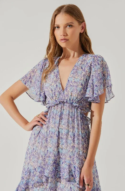 cherli-floral-lace-up-tiered-ruffle-midi-dress