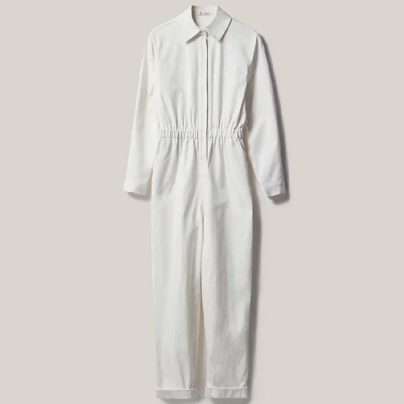 COTTON JUMPSUIT "ELLIS" IN WHITE