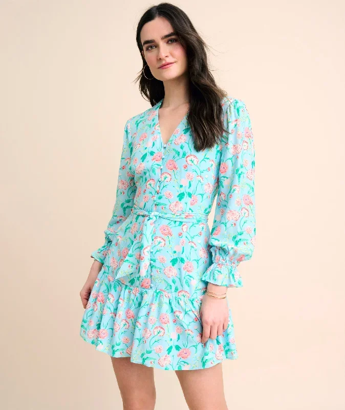 Flounce Hem Daniella Dress