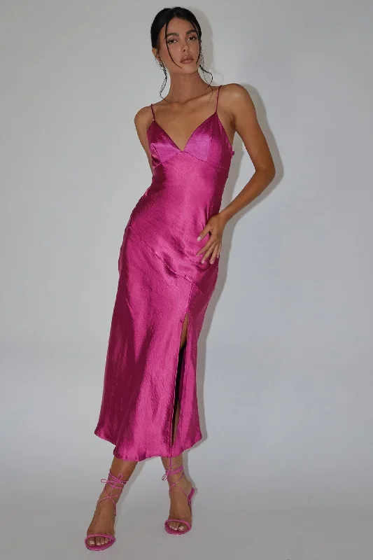 downtown-cami-strap-front-split-midi-dress-fuchsia