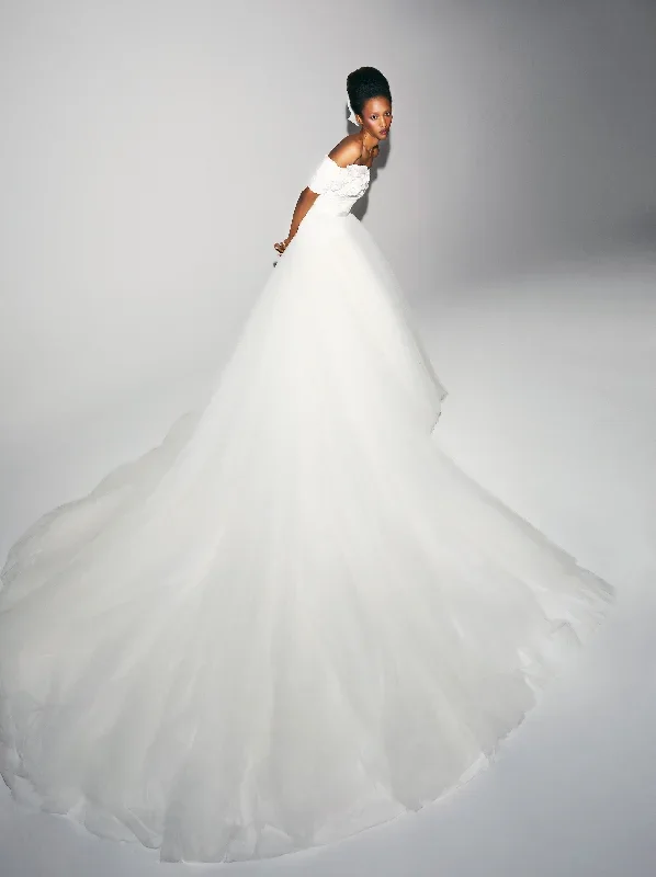 VRM331 - DRAPED ABUNDANCE FANTAISIE GOWN