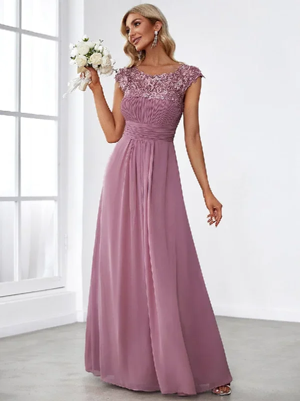 elegant-maxi-long-lace-cap-sleeve-bridesmaid-dress-ep09996