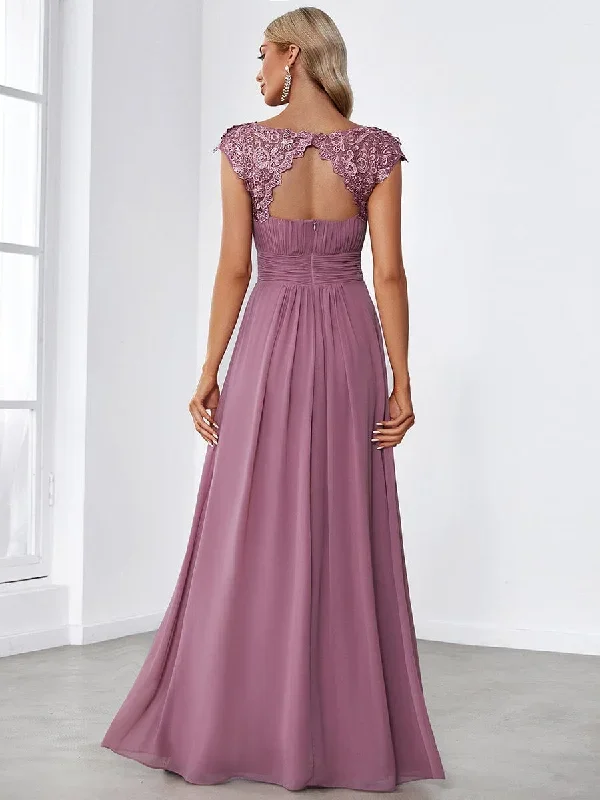 elegant-maxi-long-lace-cap-sleeve-bridesmaid-dress-ep09996