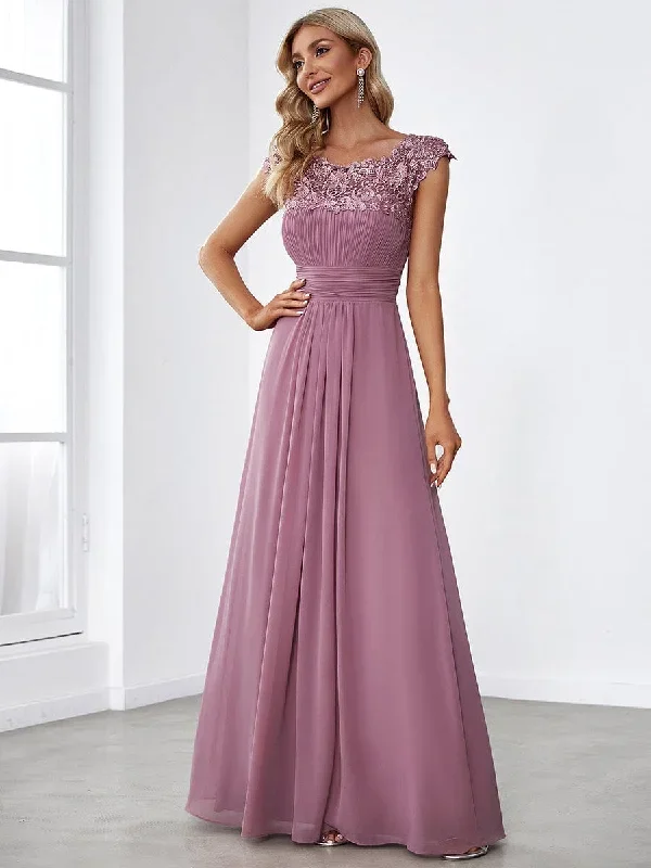 elegant-maxi-long-lace-cap-sleeve-bridesmaid-dress-ep09996