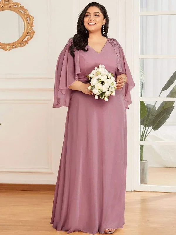 elegant-v-neck-flowy-chiffon-bridesmaid-dresses-with-wraps-ep00638