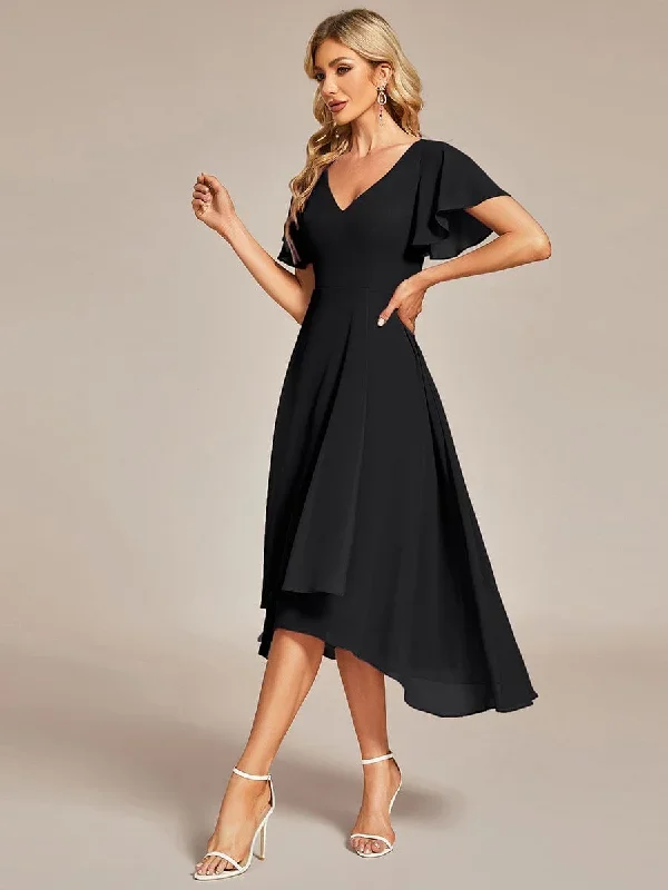 flowing-chiffon-v-neck-ruffle-sleeves-bridesmaid-dress-eg01756