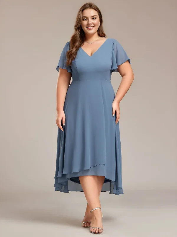 flowing-chiffon-v-neck-ruffle-sleeves-bridesmaid-dress-eg01756