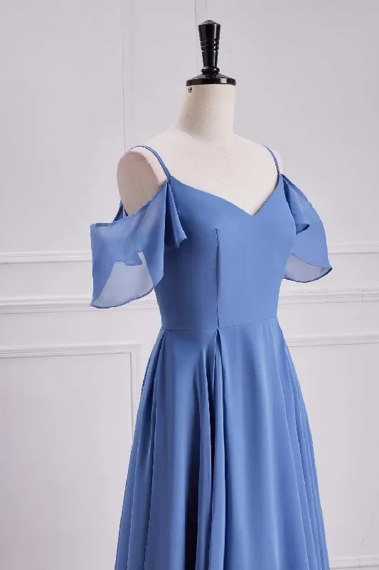 gentle-violet-blue-off-the-shoulder-a-line-bridesmaid-dress