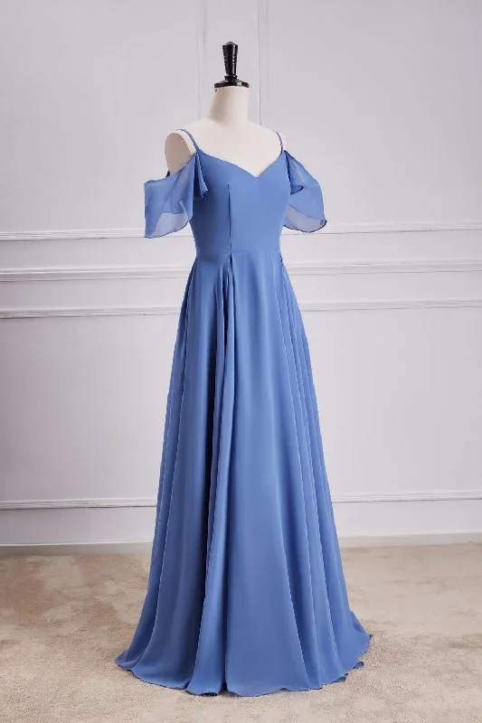 gentle-violet-blue-off-the-shoulder-a-line-bridesmaid-dress