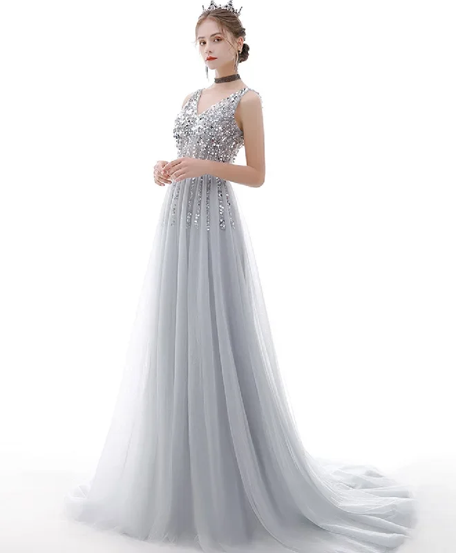 gray-v-neck-tulle-sequin-long-prom-dress-gray-tulle-formal-dress