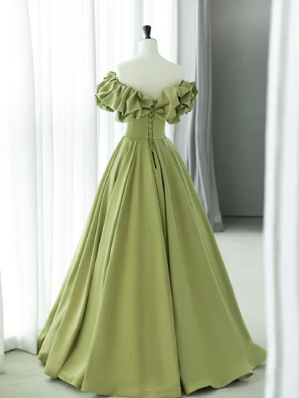 green-a-line-satin-long-prom-dresses-green-formal-evening-dress