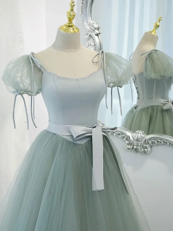 green-round-neck-tulle-long-prom-dress-green-evening-dress