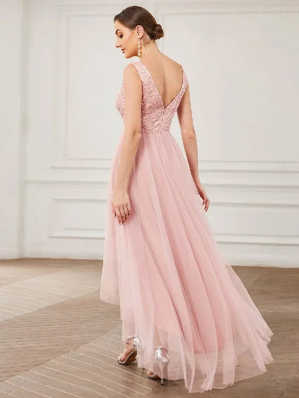 lace-sleeveless-v-neck-backless-high-low-bridesmaid-dress-es0266b