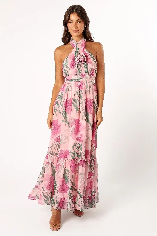 lennon-halterneck-maxi-dress-pink-floral