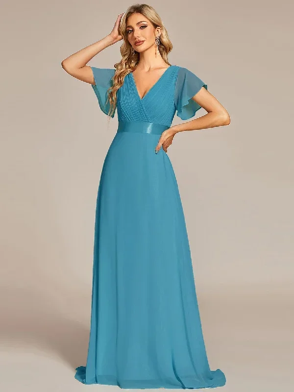 long-empire-waist-evening-dress-with-short-flutter-sleeves-ep09890-2