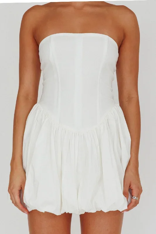 monti-strapless-bubble-hem-mini-dress-white