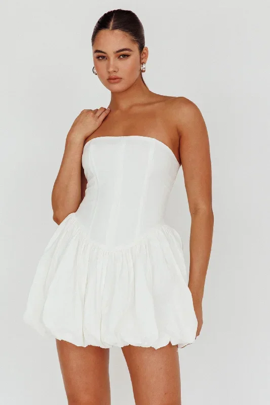 monti-strapless-bubble-hem-mini-dress-white