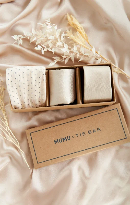 Mumu Weddings x Tie Bar Gift Box ~ Champagne Solid