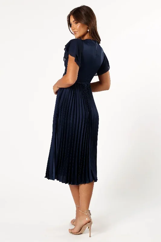 nova-flutter-sleeve-midi-dress-navy