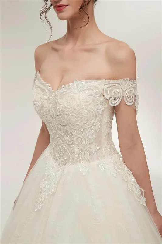 off-the-shoulder-appliques-wedding-gowns