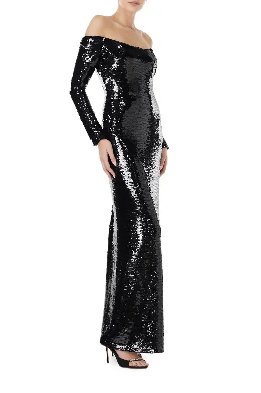 off-the-shoulder-sequin-gown-black