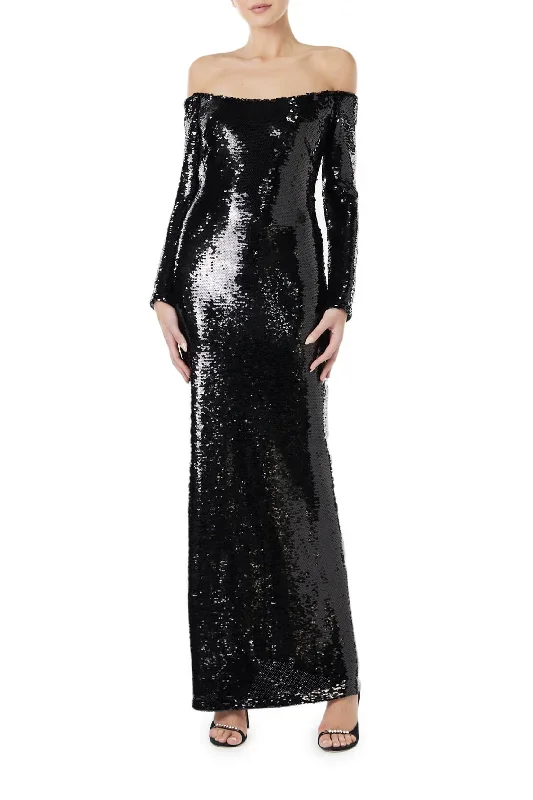 off-the-shoulder-sequin-gown-black