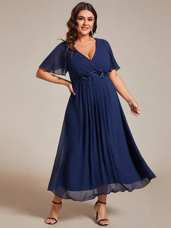 plus-size-elegant-short-sleeves-v-neck-floral-applique-wedding-guest-dress-eg02093