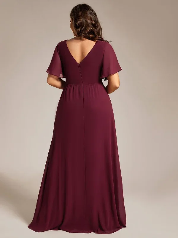 plus-size-high-slit-v-neck-empire-waist-chiffon-bridesmaid-dress-ess0050