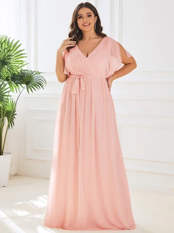 plus-size-ruffle-pleated-chiffon-tie-waist-evening-dress-ee0164a