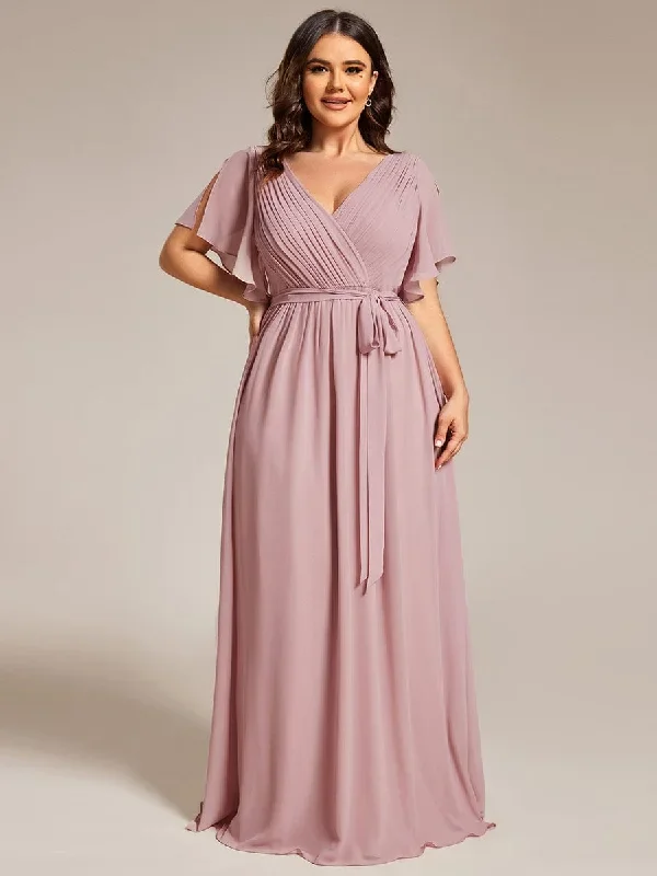 plus-size-ruffle-pleated-chiffon-tie-waist-evening-dress-ee0164a