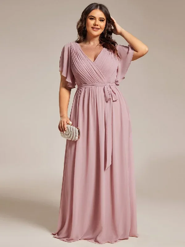 plus-size-ruffle-pleated-chiffon-tie-waist-evening-dress-ee0164a