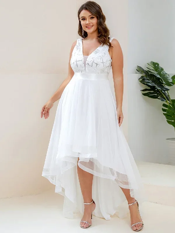 plus-size-sequin-high-low-deep-v-neck-tulle-evening-dresses-ep00793