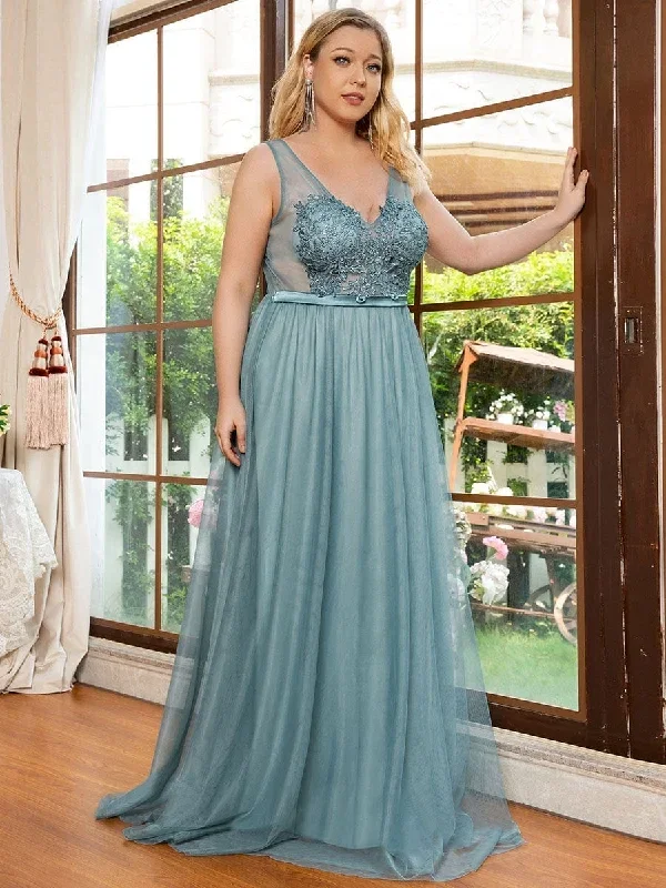 plus-size-womens-a-line-v-neck-floral-lace-appliques-bridesmaid-dress-ep00930