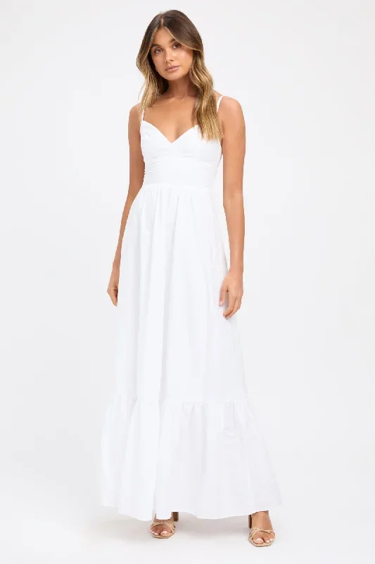 Poplin Gathered Dress