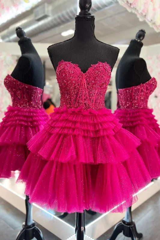 red-tulle-sweetheart-tiered-a-line-short-party-dress-with-ruffles