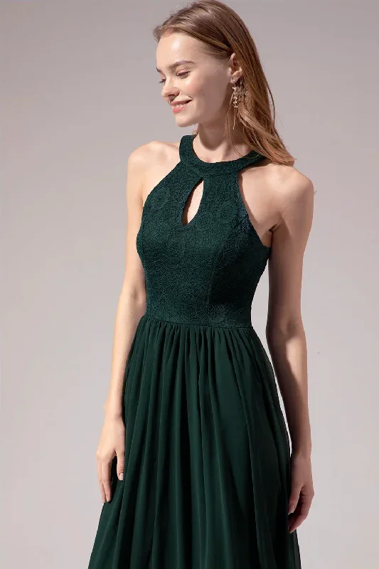 robe-longue-licou-vert-fonce