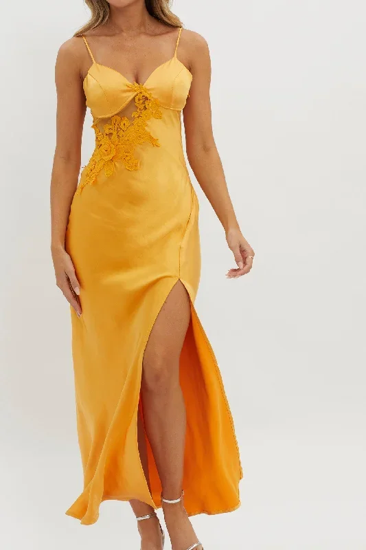 roxana-applique-trim-split-maxi-dress-orange