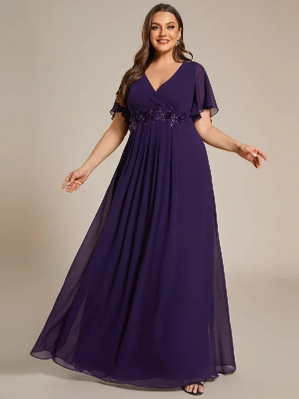 ruffles-sleeve-a-line-chiffon-waist-applique-maxi-evening-dress-ee01960