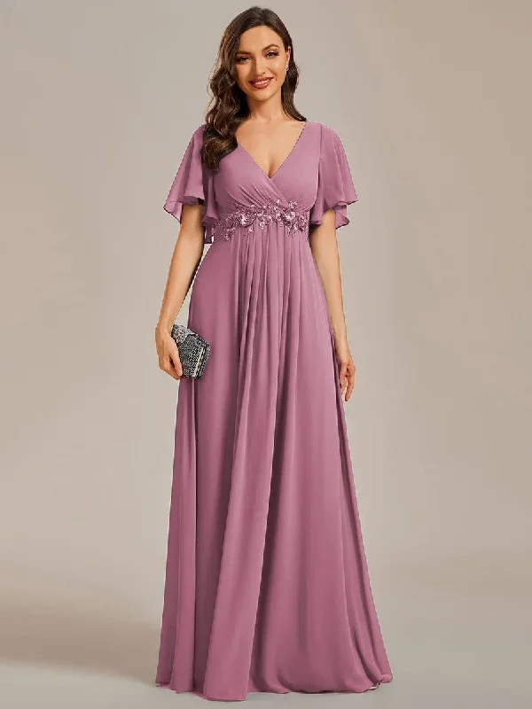 ruffles-sleeve-a-line-chiffon-waist-applique-maxi-evening-dress-ee01960